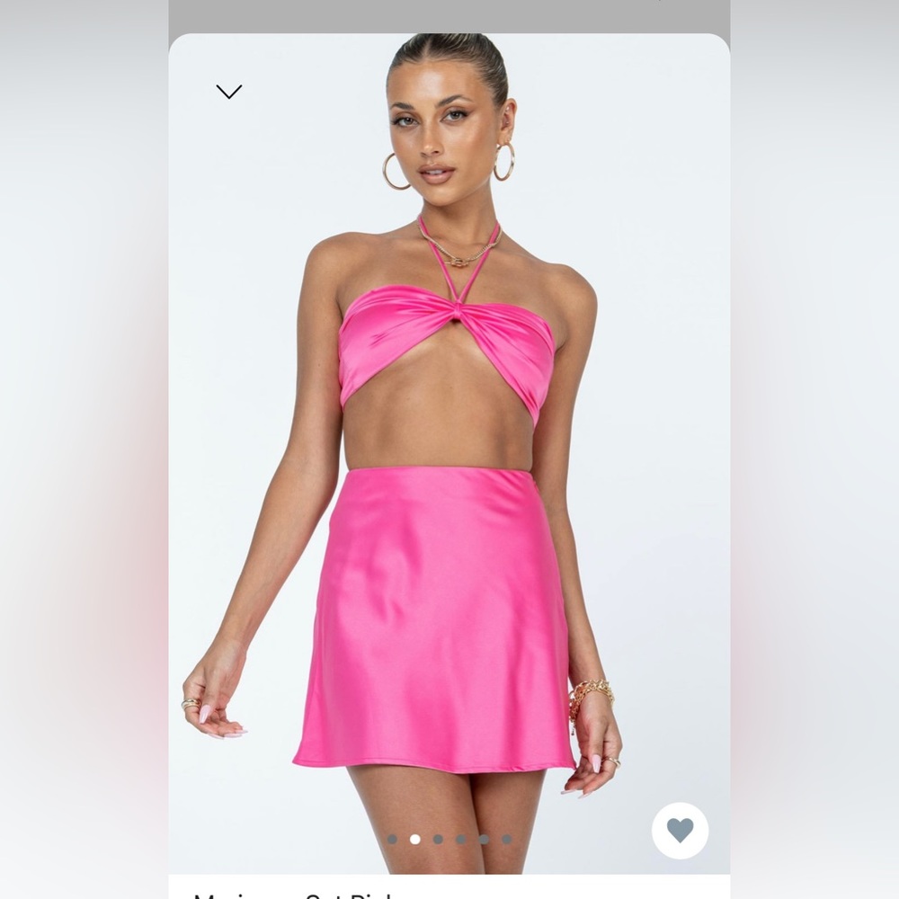 Princess Polly Pink Skirt Set